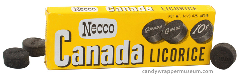 NECCO Canada Licorice Mints